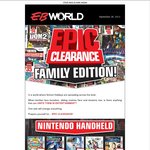 EB Games EPIC Clearance (Preowned Wii $47) (Preowned DSi $68) (Nexus 7 32GB $188)