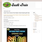 Sushi Train - All Plates $3 at Victoria Point, QLD - Fri 24th & Sat 25th Jan