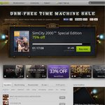 GOG DRM-Free Time Machine Sale (Video Games, Not Time Machines)