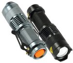 Amazon SILVER 7W 300LM Mini Cree LED Torch - AU $4.41 Shipped - No Limits, No Codes Required
