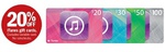 20% off iTunes Gift Cards at Target 