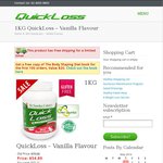 QuickLoss Sale - $54.89 + Free Shipping and Free Book