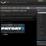 Payday 2 Discount + Free Weekend, -66%, $9.99, Steam