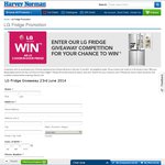 Win an LG 5 Door-in-Door Fridge from Harvey Norman