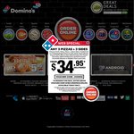 Domino's: Any 3 Pizzas $20.95 Pickup until 16 October
