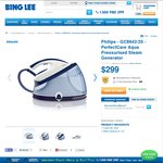 Philips Steam Pressure Iron GC8642 $199 with Cashback @ Bing Lee (RRP $429.95)