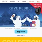 Pebble US $79, Pebble Steel US $149 Delivered @ Getpebble.com