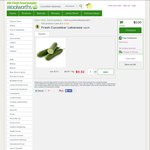 Lebanese Cucumbers 32c Each (67c Per Kg) @ Woolworths Online (NSW + Maybe Other States)