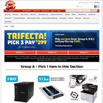 Shopping Express $299 Trifecta - Choose 3 Items. Includes 15.6" Laptop, Fitbit Surge, NAS etc
