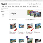 Myer 20% off Lego - Instore and Online (until Sunday 12th July)