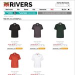 12 Polo Shirts Delivered $72 @ Rivers