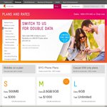 Telstra Double Data on $50 BYO+Casual Plan: 5GB Data + $1000 Talk, UNLTD SMS (New Connects Only)
