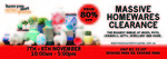 Homewares Clearance - 80%-90% off Retail - Erskine Park NSW