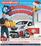 Win a Car, TV, Fridge + more with Retravision's 24 Days of Christmas [Purchase] [WA, SA & QLD]