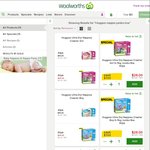 Huggies Nappies - 5 Boxes for $117 ($23.4 Per Box) C&C at Woolworths ($97 with AmEx Deal/$19.4 Per Box)