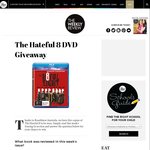 Win 1 of 5 Copies of The Hateful 8 on Blu-Ray from The Weekly Review (VIC)