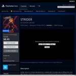 PS4 Strider $8.95 or $6.65 PS+ AU Store