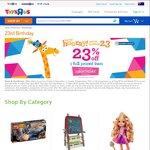 23% off 1 Full Priced Item @ Toys"R"US and Babies"R"Us