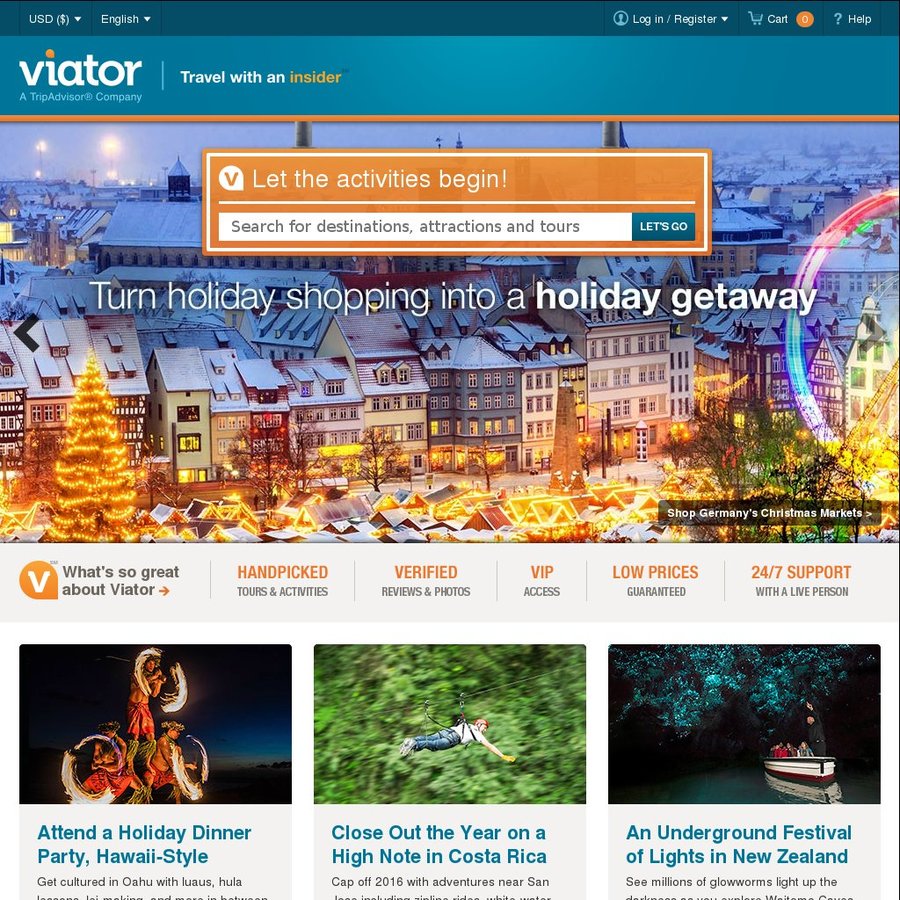 20 off on 400 or More at Viator With Coupon Code OzBargain