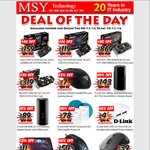 MSY Deals - Gamdias Laser Mouse $7, D-Link Gigabit Powerline Adapter $78, Steelseries Rival 300 $39, GTX750Ti $119, GTX950 $159