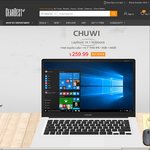 Chuwi Lapbook - Celeron N3450 2.2GHz, 4GB RAM, 64GB eMMC, 14" Full-HD, Windows 10: $259.99USD (~$347.60AUD) @ GearBest