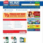 50% off Nature's Own and Cenovis @ Chemist Warehouse