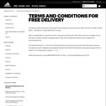 Adidas Free Shipping on All Full Price Purchases - 48 Hours