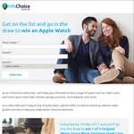 Win 1 of 5 Apple Watches Worth $649 from InfoChoice