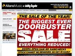 Allans Music + Billy Hyde: The Biggest Ever Door Buster Sale! This Weekend ONLY!