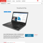 ThinkPad E570p / 15.6"FHD / i7-7700HQ / 256GB SSD / 8GB RAM / GTX1050Ti / Backlit / $1189 Ship'd @ Lenovo ($1289 with 512GB SSD)