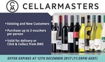 Cellarmasters: $5 for $100 to Spend Online (Min. Spend $190) - Existing & New Customers with Code BANGER @ Groupon