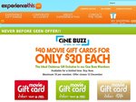 $40 Event Cinemas Movie Cards for $30 - CINEBUZZ Club