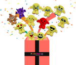 Win a Complete Emoji Cushion Pillow Set (12 Toys) from Plush Direct