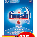 Finish Classic Powerball Tablets Pk of 110 - $15 @ Dimmeys