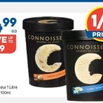 [SA] ½ Price Connoisseur Ice Cream Tubs 1L $4.99 @ Foodland