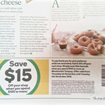 [VIC] Get $15 off When You Spend $100+ at Woolworths Torquay [Coupon from Free Local Paper Required]