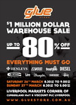 Glue Store Warehouse Sale up to 80% Off Sydney