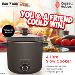 Win 1 of 2 Russell Hobbs 4L Slow Cookers Worth $49.95 from Stan Cash