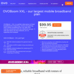 Ovo Boom XXL 500GB Mobile Broadband for $99.95 For the First 30 Days ($109.95 Thereafter, New Services Only)