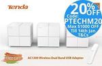 Tenda Nova MW6 (3 Pack) Dual Band Whole Home Mesh WiFi System $183.20 Shipped @ PC Byte eBay 