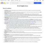 3% off Eligible Items (Min Spend $30, Max Discount $1000) @ eBay