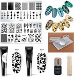 24% Off Nail Art Stamp Stencil Stamping Template Plate Set $25.95 & Free Delivery Over $49 @ CarloRista