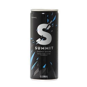 Coles Summit Regular Energy Drink Can 250mL $1.10 @ Coles