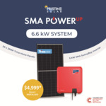 [QLD] 6.6kW Solar System w/ SMA & Trina Fully Installed from $4,999 @ Pristine Solar (SMA PowerUP Partner)
