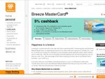 Bankwest Breeze - Credit Card with 5% Cashback on Everyday Purchases for 12 Months