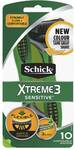 1/2 Price Schick Mens Razor Disposable Xtreme 3 Sensitive 10 Pack $4.75 @Woolworths