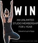 Win a 1 Year Yoga Membership Valued at $999 - Sydney Yoga Collective