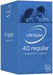 LifeStyles Regular Condom 40 Pack - $11.24 C&C (Or + Delivery)  @ Chemist Warehouse