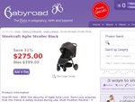 Steelcraft Agile Stroller (Black Only) - $275.00 + Free Postage to Anywhere in Australia