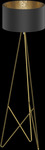 Modern Floor Lamp In Black & Brass $79.99 + Free Shipping or 5% off @ The Lighting Outlet